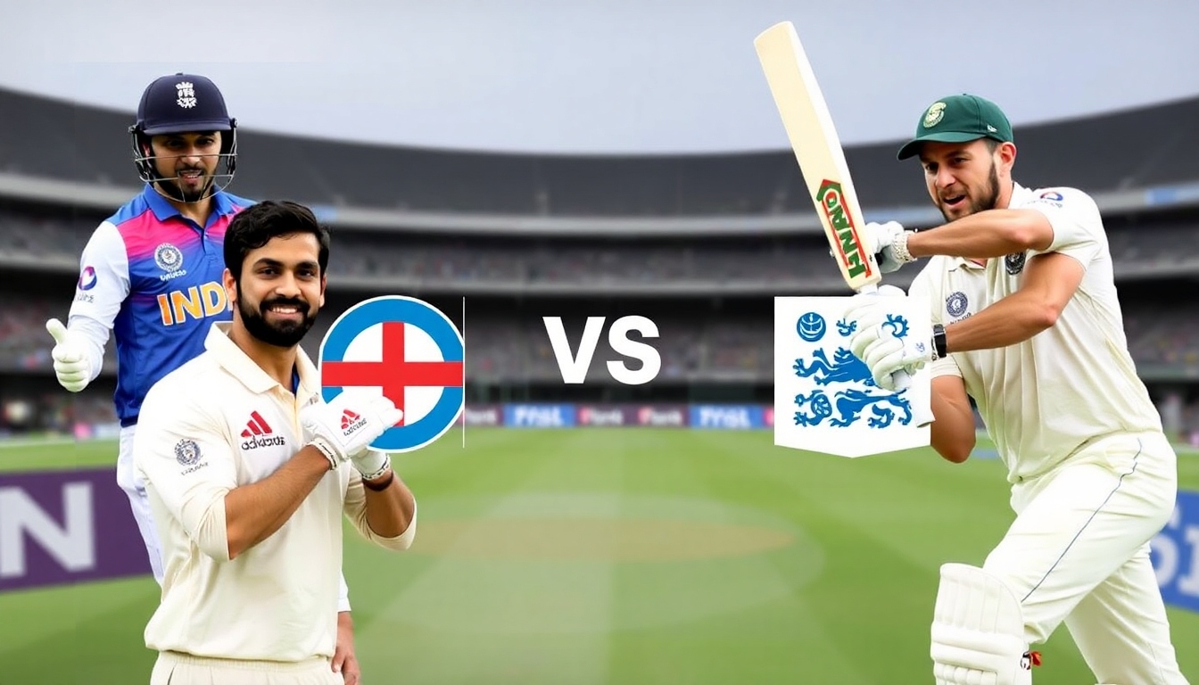India vs England : Tout ce que vous devez savoir sur le match de cricket
