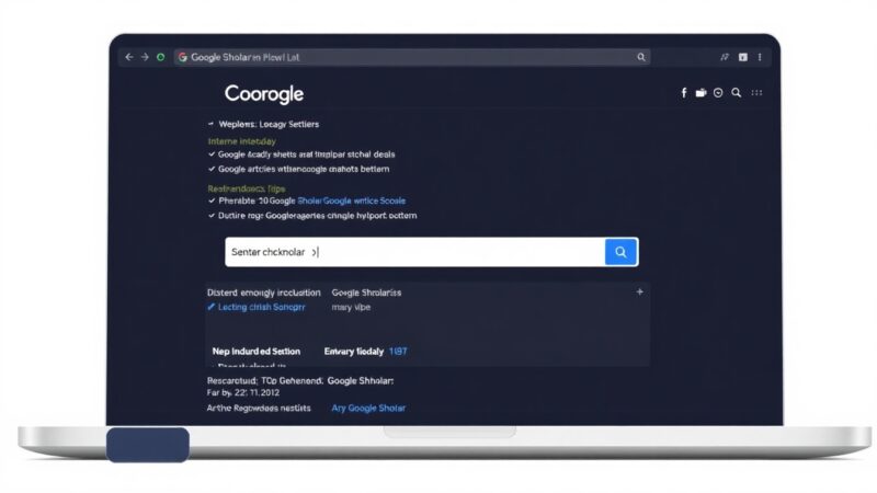 Google Scholar : Le Guide Ultime pour la Recherche Académique en Ligne