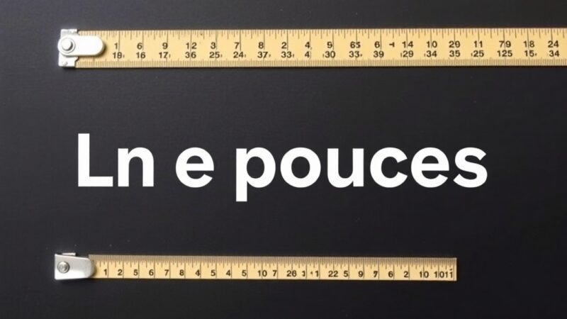 Comprendre les pouces (Inches) et leur utilisation courante