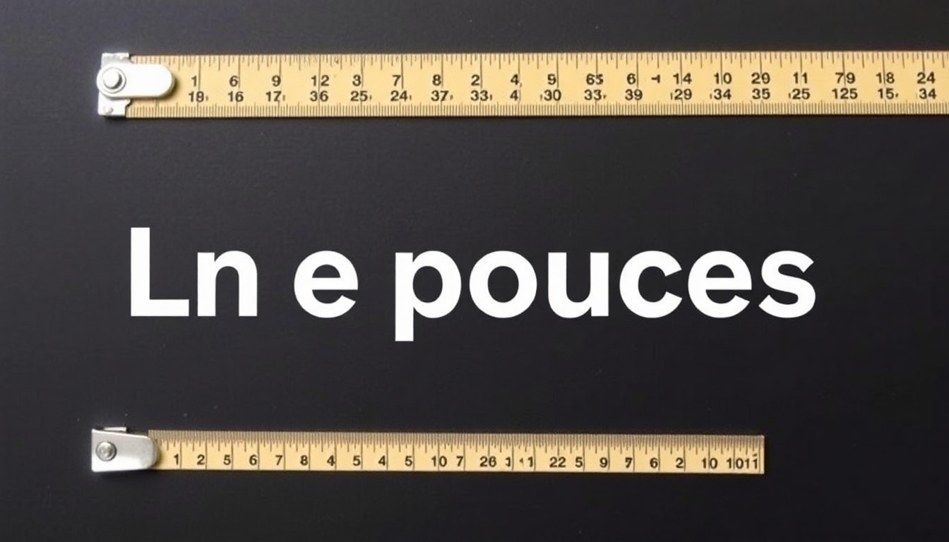 Comprendre les pouces (Inches) et leur utilisation courante