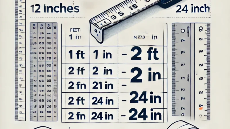 Feet to Inches: Complete Guide with Conversion Chart and Calculator