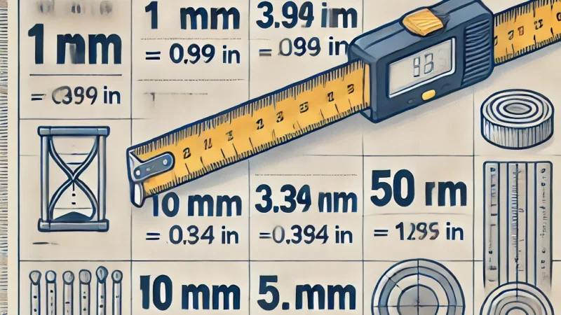 Millimeters to Inches: Complete Conversion Guide with Table and Calculator