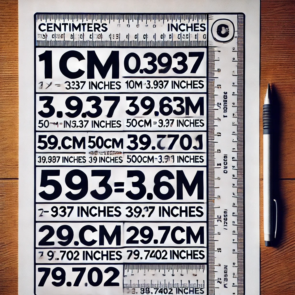 Convert CM to Inches – The Ultimate Conversion Guide