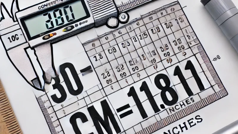 30 CM to Inches – Accurate Conversion & Detailed Guide