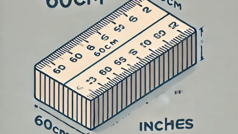 60cm to Inches – Conversion Guide & Practical Uses