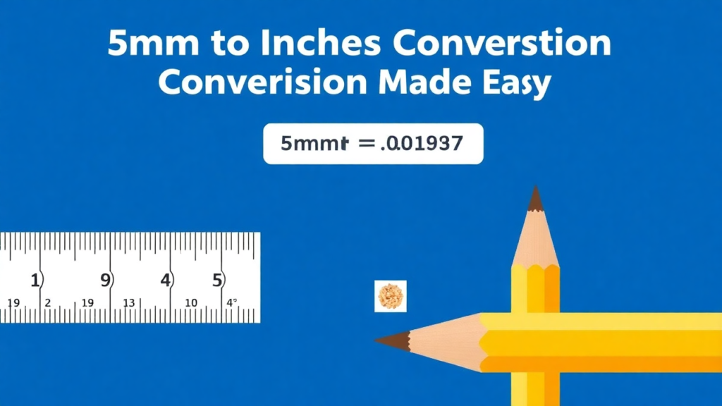 Practical Applications of 5mm to Inches Conversion