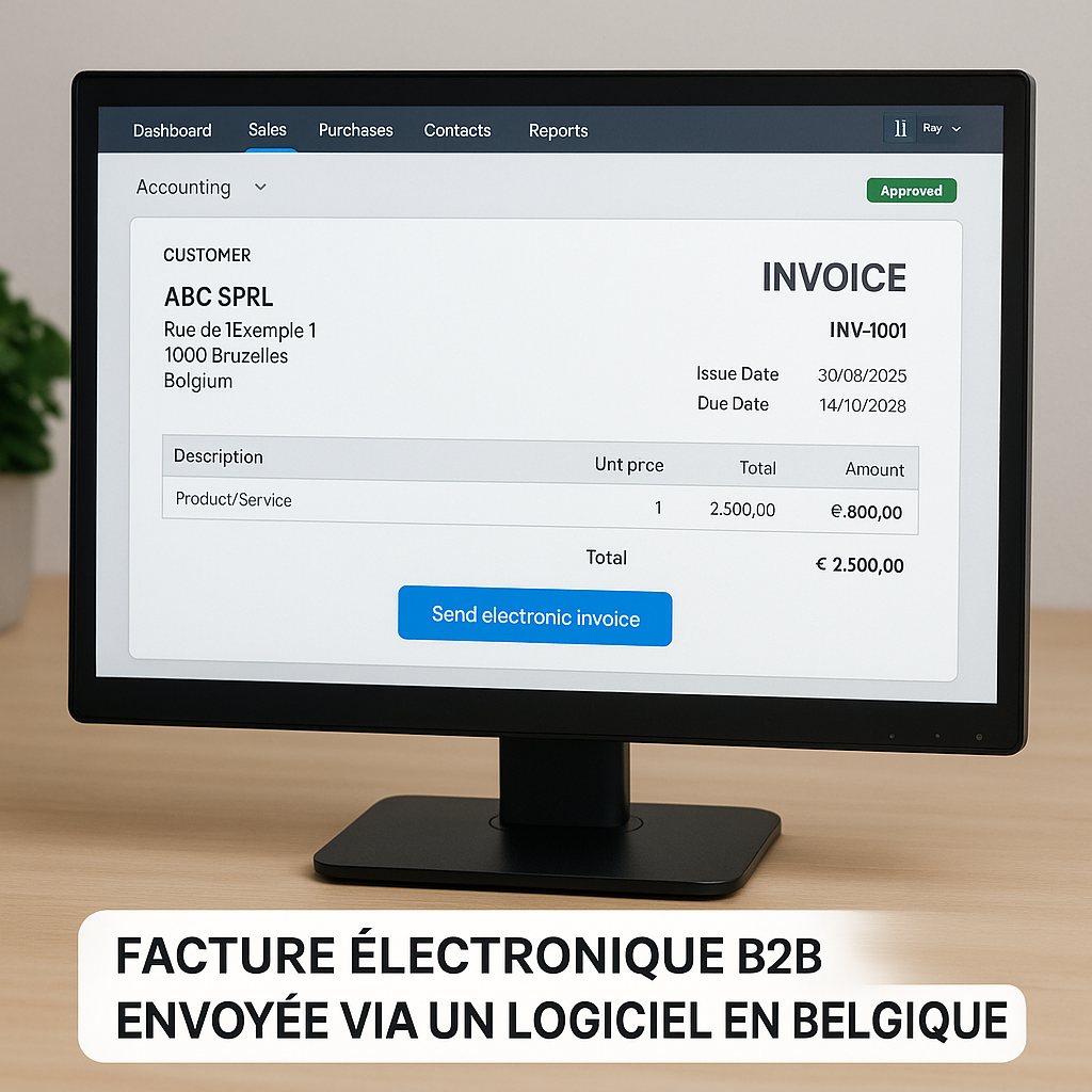 Facturation B2B en Belgique : Obligation légale à partir de 2026